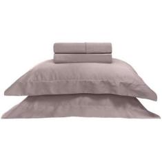 Imagem de Jogo De Cama Casal Platine 4 Peças Bege - Buettner