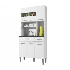 Imagem de Kit Ônix 6 Portas CHF Móveis Branco