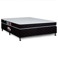 Imagem de Cama Box + Colchão Netsono Casal Class One Face Molas Pocket 138x188x52cm
