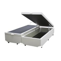 Imagem de Cama Box Bau Casal Bipartido Corino(1.38X1.88)