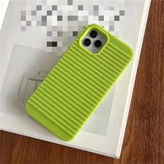 Imagem de Capa respirável Candy Color para iPhone 14 13 12 11 Pro Max 7 8 Plus X XR XS Max Capa à prova de choque com faixa de dissipação de calor, verde, para iPhone XS Max