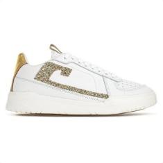 Imagem de Tênis Colcci C/ Cool Shine Branco e Dourado - Feminino-Feminino