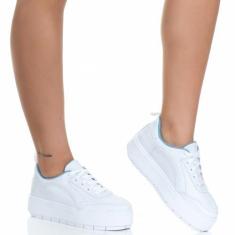 Imagem de Tenis Feminino Mood Blogueira Salto Plataforma Mulher - Shop Estilo Sh