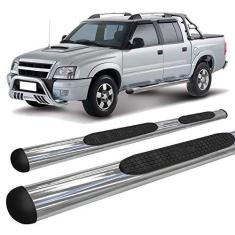 Imagem de Estribo S10 1995 a 2011 OVAL OBLONGO CROMADO C/D