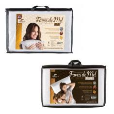 Imagem de Kit 2 Travesseiros Favos de Mel Intense e Plus - Fibrasca