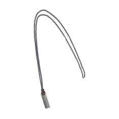 Imagem de Colar Masculino Armazem Rr Bijoux Couro Marrom Grafite