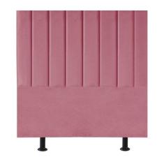 Imagem de Cabeceira De Cama Solteiro Box 100 Cm Taís Suede rosa