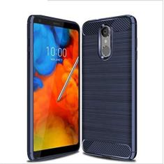 Imagem de Capa para LG Q Stylus Alpha, com sensação suave, proteção total, anti-arranhões e impressões digitais + capa de celular resistente a arranhões para LG Q Stylus Alpha
