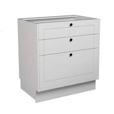 Imagem de Balcão de Cozinha sem Tampo Évora 3 GV Branco Ártico