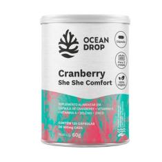 Imagem de Cranberry Vitamina C Vitamina A Ocean Drop 120 Cápsulas, Sem Sabor