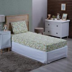 Imagem de Jogo de Lençol Solteiro 2 Peças 100% Algodão Infantil Estampado 180 Fi