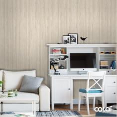 Imagem de Papel De Parede Adesivo Lavável Textura Amadeirada 3M