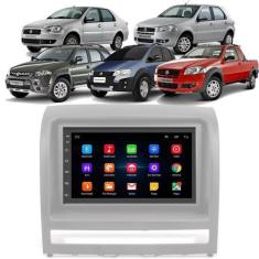 Imagem de Kit Multimídia Android Palio Siena Strada Idea 2004 A 2014 7" GPS Inte