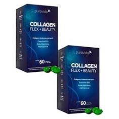 Imagem de 2x Collagen Flex+Beauty-60caps. Puravida-Colágeno Pura Vida