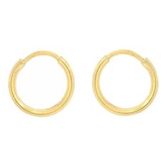 Imagem de Brinco Argola Pequena 10mm Em Ouro 18k