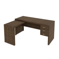 Imagem de Mesa Para Escritório Home Office Me4106 Mdp Nogal