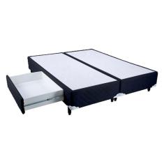 Imagem de Cama Box King Size BR com Gaveta Mega Colchões Black - 178x198