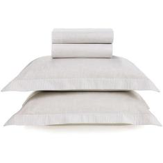 Imagem de Jogo De Cama Karsten Venancio 180 Fios 4 Peças Casal Cinza