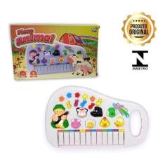 Imagem de Teclado Musical Infantil Animais Da Fazenda Com Musicas - Fun Game