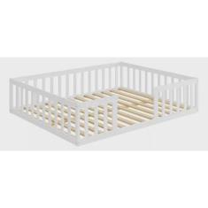Imagem de Cama Queen Montessoriane Com Grade Branco