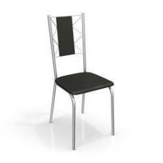 Imagem de Conjunto com 2 Cadeiras Lisboa Cromada 2C076 Kappesberg