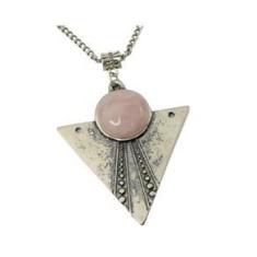 Imagem de Colar Longo De Pedra Quartzo  Bijuterias Acessórios