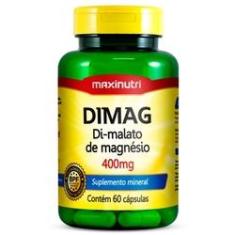 Imagem de Dimag Magnésio Dimalato 400mg 60 Cps Maxinutri