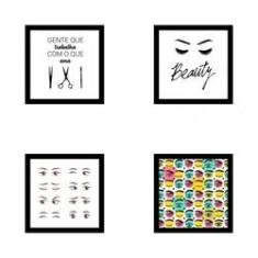 Imagem de Kit De Quadros Decorativos Em Mdf Designer De Sobrancelhas 22