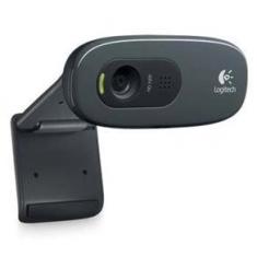 Imagem de Webcam Logitech C-270 HD 3MP com Microfone Embutido - Preto