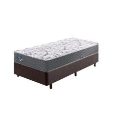 Imagem de Cama Box Solteiro Refor ado 88x188x38cm E Colch o Adapto Mola