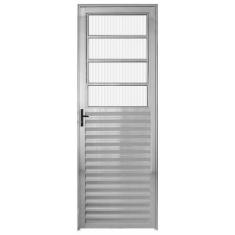 Imagem de Porta de Alumínio Brilhante Basculante Hale Esquadrias - Lado Direito 