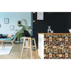 Imagem de Papel Adesivo Contact De Parede/Móveis Craft Beer 45 Cm X 10 Mts