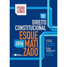Imagem de Direito Constitucional Esquematizado - 20ª Ed. 2016 - Lenza, Pedro - 9788547212063