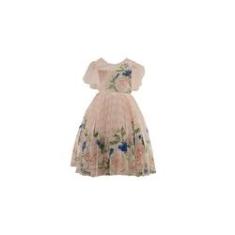 Imagem de Vestido Infantil Petit Cherie  Plissado Pássaros Azuis