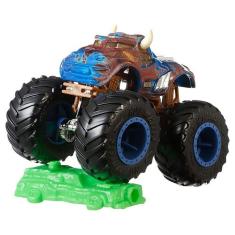 Kit 2x Hot Wheels Monster Trucks Brinquedo Carrinho Fyj44