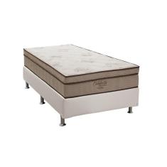 Imagem de Cama Box Solteiro: Colchão Molas Superpocket Ensacadas Ortobom Celebrita + Base Branco(88X188)