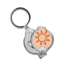 Imagem de Cortador de unhas de dedo laranja Sunshine Sun para pintura à mão