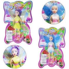 Imagem de Boneca Fada Butterfly Fairy Com Vestido Colors Na Cartela - 20 Comerci