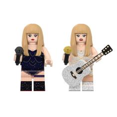 Imagem de Boneca Taylor Swift Cantora Pop Bloco De Montar