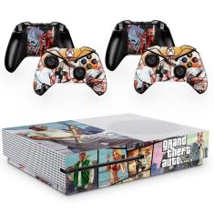 Imagem de Skin Adesivo Protetor para X Box One S e Controles Grand Theft Auto GTA b4