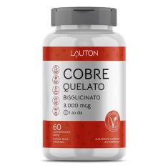 Imagem de Cobre Quelato | Lauton Nutrition 500Mg - 60Comp = 60Dias Neutro