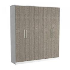 Imagem de Guarda Roupa Casal 5 Portas 2 Gavetas Foscarini Branco/demolição