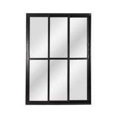 Imagem de Porta Correr 3 Folhas Móveis Central Topsul 210x200cm Esquadrisul Preto