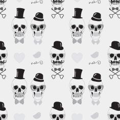 Imagem de Papel de Parede Caveira 2,70x0,57m