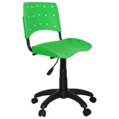 Imagem de Cadeira Giratória Plástica Verde Anatômica - ULTRA Móveis