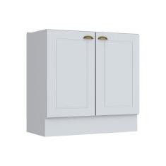 Imagem de Modulo Cozinha Henn Americana Balcao C 2 Portas S Tampo Branco