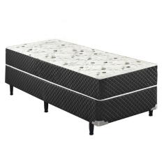 Imagem de Cama Box Conjugado Solteiro Espuma Ortopédica - 41x88x188cm:Branco