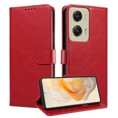 Imagem de Capa carteira compatível com Motorola Moto G Stylus 5G 2024, capa flip de couro PU com compartimentos para cartões, suporte com bloqueio de RFID, à prova de choque, capa feminina e masculina para Moto