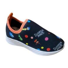 Imagem de Tênis Divertidamente-se Infantil Unissex Laranja Escolar Confortavel V