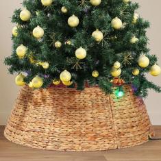 Imagem de Coleira de árvore de Natal Keeric Hand Woven Hyacinth 70cm